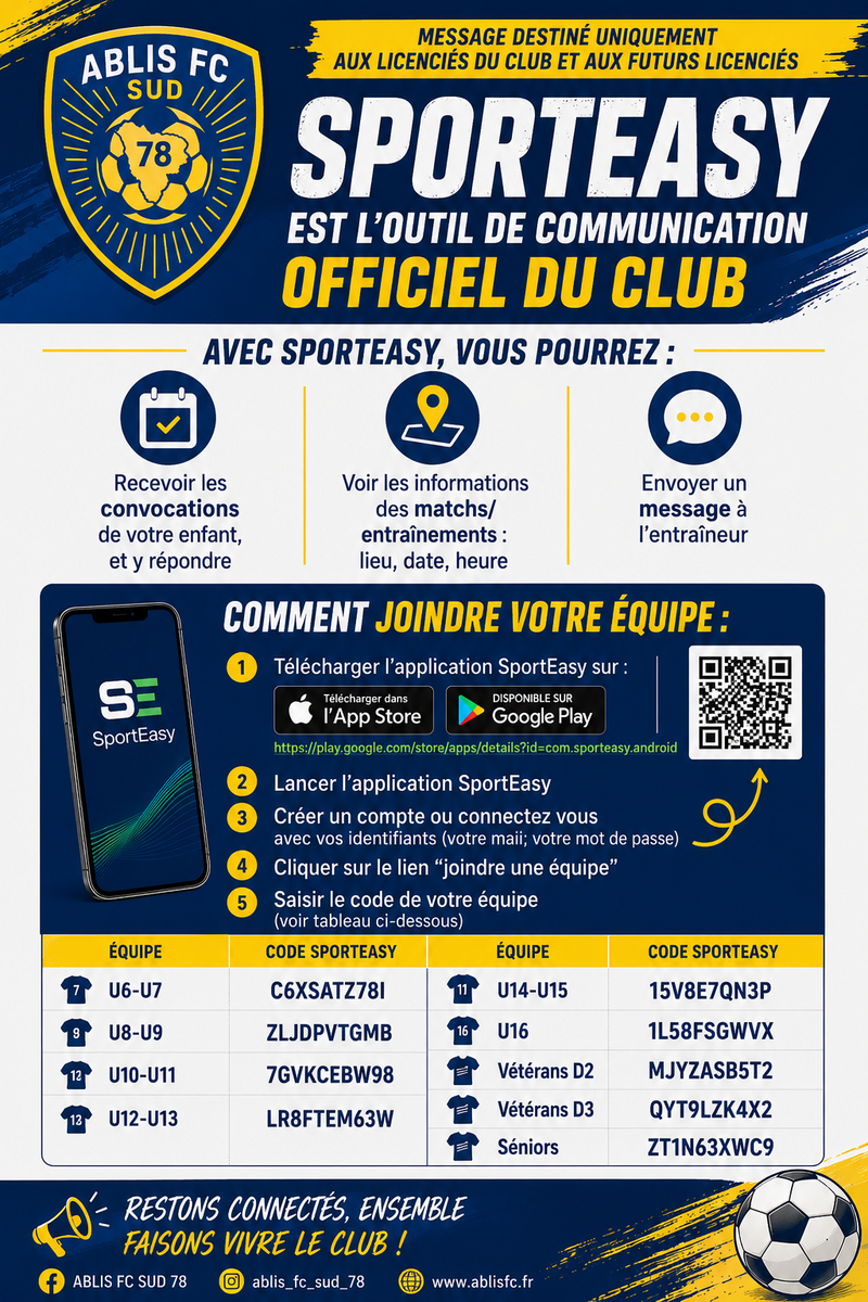 Sporteasy : comment rejoindre son équipe?